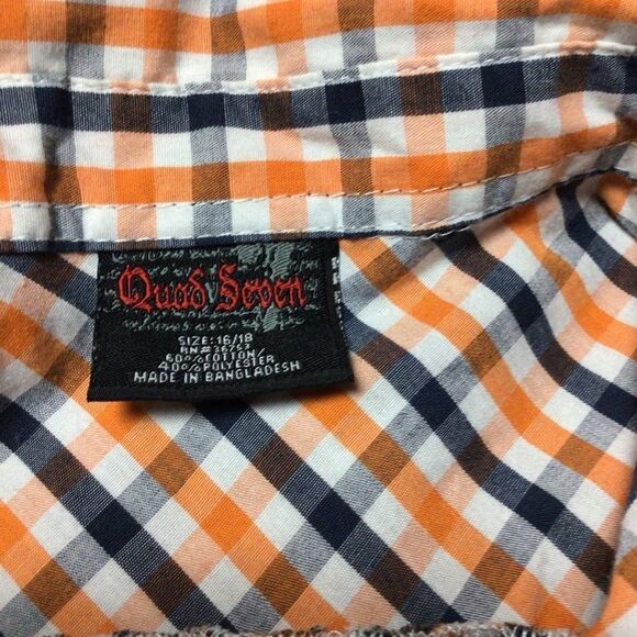 Quad Seven boys size 16/18 button front shirt - Picture 8 of 10